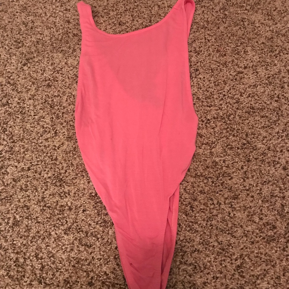 Pink one piece